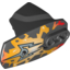 Набор LEGO Hero Factory Armor with Ball Joint Socket - Size 5 with Fire and Silver Single Lightning Bolt Print (Jetbug), Черный
