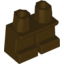 Набор LEGO Hips and Legs Short [without Hole], Темно-коричневый