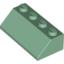 Набор LEGO Slope 45В° 2 x 4, Sand Green
