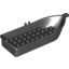 Набор LEGO Rowing Boat 14 x 5 x 2 with Oarlocks, Черный