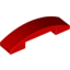 Набор LEGO Slope Curved 4 x 1 Double No Studs, Красный