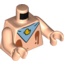 Набор LEGO Torso SpongeBob with Belly Button (Navel), Ice Cream Splotches and Blue Bib with Yellow Duck Print / Light Flesh Arms / Light Flesh Hands, Light Flesh