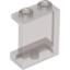 Набор LEGO Panel 1 x 2 x 2 [Side Supports / Hollow Studs], Прозрачный черный