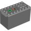 Набор LEGO Electric 9V Battery Box Power Functions (Non-Rechargeable) with Dark Bluish Gray Bottom, Светлый сине-серый