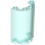 Набор LEGO Cylinder Half 2 x 4 x 5 with 1 x 2 cutout, Trans-Light Blue