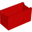 Набор LEGO Battery Box Lower Half 4x8x4 [AAA], Красный