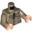 Набор LEGO Torso Harry Potter Suit Jacket with Tie, 3 Buttons and Pockets Print / Dark Tan Arms / Light Flesh Hands, Dark Tan