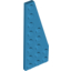 Набор LEGO Wedge Plate 8 x 3 Right, Dark Azure