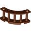 Набор LEGO Fence Spindled 4 x 4 x 2 Quarter Round, Красно-коричневый