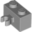 Набор LEGO Brick Special 1 x 2 with Vertical Clip [Open O Clip], Светлый сине-серый