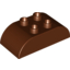 Набор LEGO Brick 2 x 4 Curved Top, Красно-коричневый