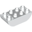 Набор LEGO Brick 2 x 4 Curved Bottom, Белый