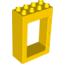 Набор LEGO Door Frame 2 x 4 x 5, Желтый