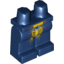 Набор LEGO Legs and Hips with Yellow and Dark Bluish Gray Scales Print (Slithraa), Темно-синий