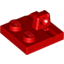 Набор LEGO Hinge Plate 2 x 2 Locking with 1 Finger on Top, Красный