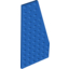 Набор LEGO Wedge Plate 6 x 12 Right, Голубой