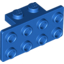 Набор LEGO Bracket 1 x 2 - 2 x 4, Голубой