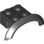 Набор LEGO Mudguard 4 x 2 1/2 x 1 with Arch Round, Черный