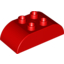 Набор LEGO Brick 2 x 4 Curved Top, Красный