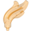 Набор LEGO Minifig Feather / Plume Triple Point, Прозрачный оранжевый