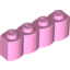Набор LEGO Brick Special 1 x 4 Palisade [aka Log], Ярко-розовый