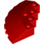 Набор LEGO Brick Round Corner 6 x 6 with 33В° EdgeSlope and Facet Cutout, Красный