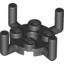 Набор LEGO Plate Round 2 x 2 with Pin Hole and 4 Arms Up, Черный