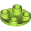 Набор LEGO Plate Round 2 x 2 with Rounded Bottom [Boat Stud], Лайм