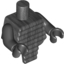Набор LEGO Torso - Modified with Ridged Armour / Black Arms / Black Hands [Lord Garmadon], Pearl Dark Gray