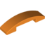 Набор LEGO Slope Curved 4 x 1 Double No Studs, Оранжевый