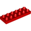Набор LEGO Duplo, Plate 2 x 6, Красный
