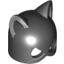 Набор LEGO Minifig Mask for Catwoman, Small Gap between Eyeholes, Черный