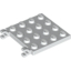 Набор LEGO Plate Special 4 x 4 with Clips Horizontal, Белый