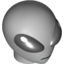 Набор LEGO Minifig Head Modified Alien with Large Black Eyes Print, Светлый сине-серый