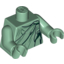 Набор LEGO Torso Female Black and Dark Green Robe Print (Lady Liberty) / Sand Green Arms / Sand Green Hands, Sand Green
