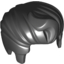 Набор LEGO Minifig Hair Swept Back with Forelock, Черный