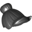 Набор LEGO Minifig Hair Female with Top Knot Bun and Forelock, Черный