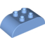 Набор LEGO Brick 2 x 4 Curved Top, Medium Blue
