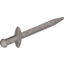 Набор LEGO Minifig Greatsword Pointed with Thin Crossguard, Flat Silver