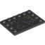 Набор LEGO Tile Special 4 x 6 with Studs on Edges with Blackboard Print, Черный