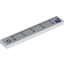Набор LEGO Tile 1 x 6 with Ruler Print, Белый