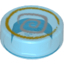 Набор LEGO Tile Round  1 x  1 with Hypnobrai Print, Trans-Dark Blue