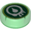Набор LEGO Tile Round  1 x  1 with Venomari Print, Прозрачный зеленый