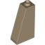 Набор LEGO Slope 75В° 2 x 1 x 3 - Recessed Stud, Dark Tan
