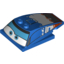 Набор LEGO Wedge 6 x 4 x 1 1/3 with 4 x 4 Base with Blue Eyes, Windows and Red and White Print, Голубой