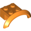 Набор LEGO Mudguard 4 x 2 1/2 x 1 with Arch Round, Оранжевый