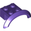 Набор LEGO Mudguard 4 x 2 1/2 x 1 with Arch Round, Темно-фиолетовый