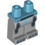 Набор LEGO Legs and Medium Azure Hips with Silver Mechanical Belt, Shock Absorbers and Feet Print, Светлый сине-серый