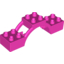 Набор LEGO Duplo Arch 2 x 8 x 2 with Support, Темно-розовый