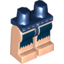 Набор LEGO Legs and Dark Blue Hips with Dotted Line, 'X' and Fringe Print, Light Flesh